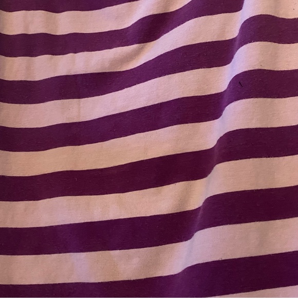 Y2K Small Purple Striped Tank Top H&M - Picture 3 of 3